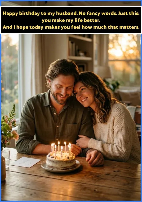 Simple Birthday Wishes for Husband Simple Birthday Wishes for Husband
