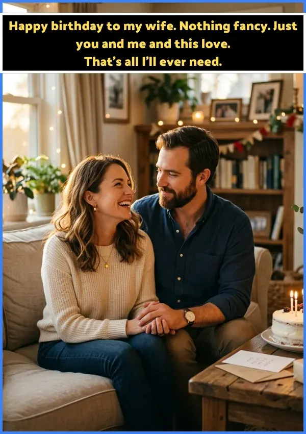 Simple Birthday Wishes for Wife