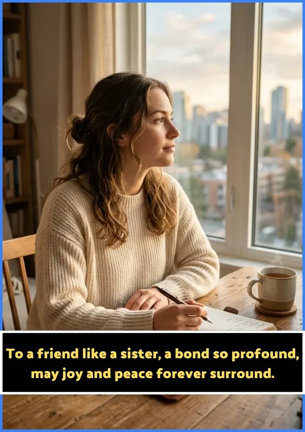 Sister Heart Touching Birthday Wishes for Friend