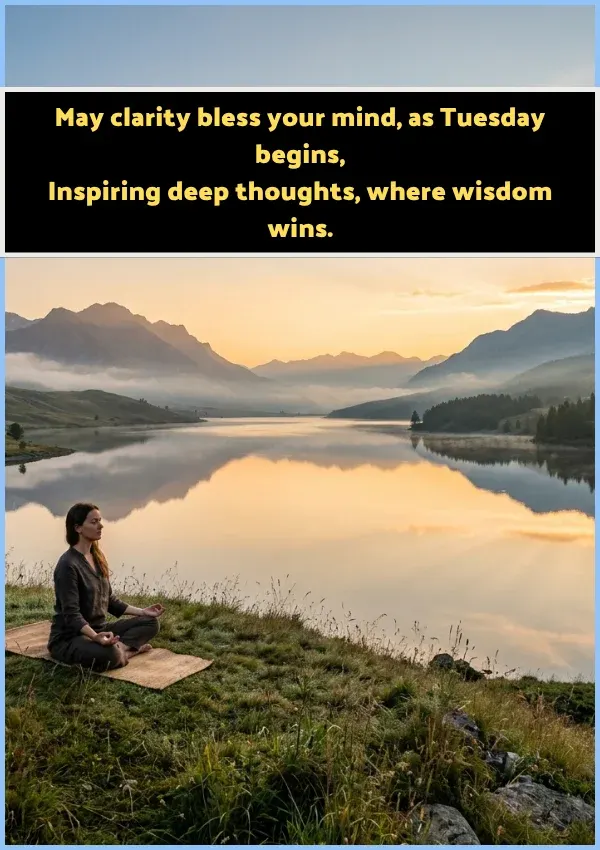 Thought Inspiration Good Morning Tuesday