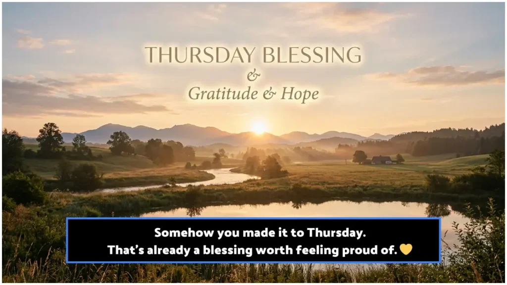 Thursday Blessing